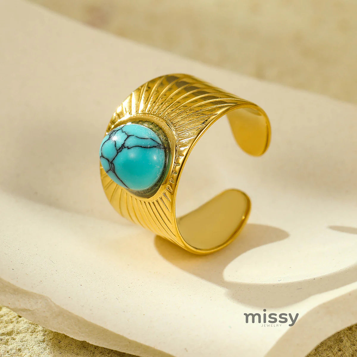 Brinlee Gemstone Open Ring