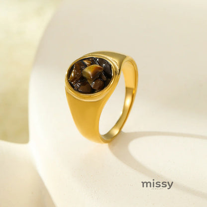 Fynlee Natural Stone Ring
