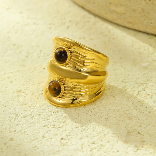 Marla Tiger Eye Statement Ring