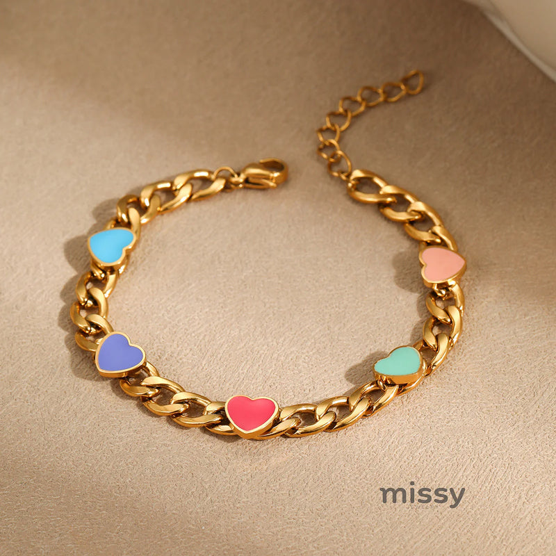 Max Heart Chain Jewelry Set