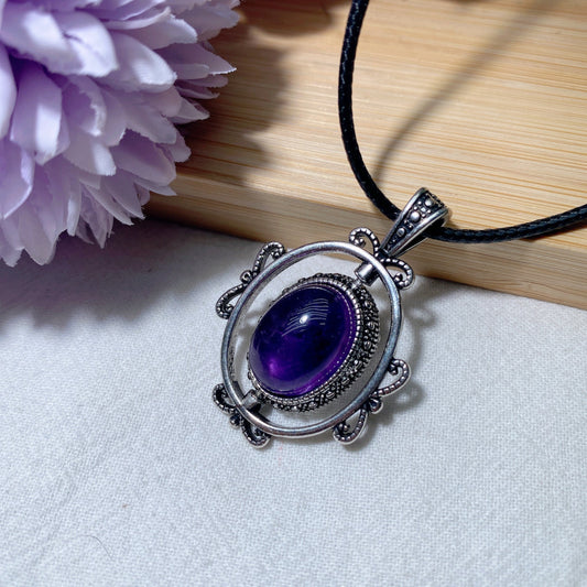 Mixed Crystal Healing Pendant | Spiritual Necklace 1.6 Inch