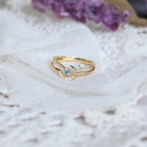 Moon Star Sonata Ring Set
