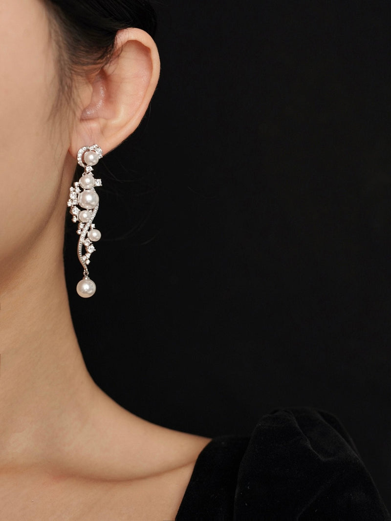 Moonlit Sonata Pearl Earrings