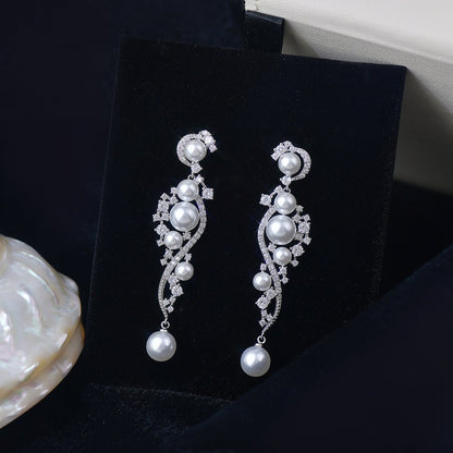 Moonlit Sonata Pearl Earrings