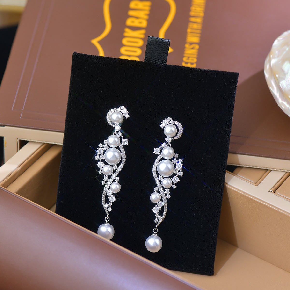 Moonlit Sonata Pearl Earrings