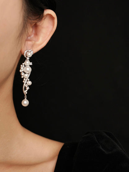 Moonlit Sonata Pearl Earrings