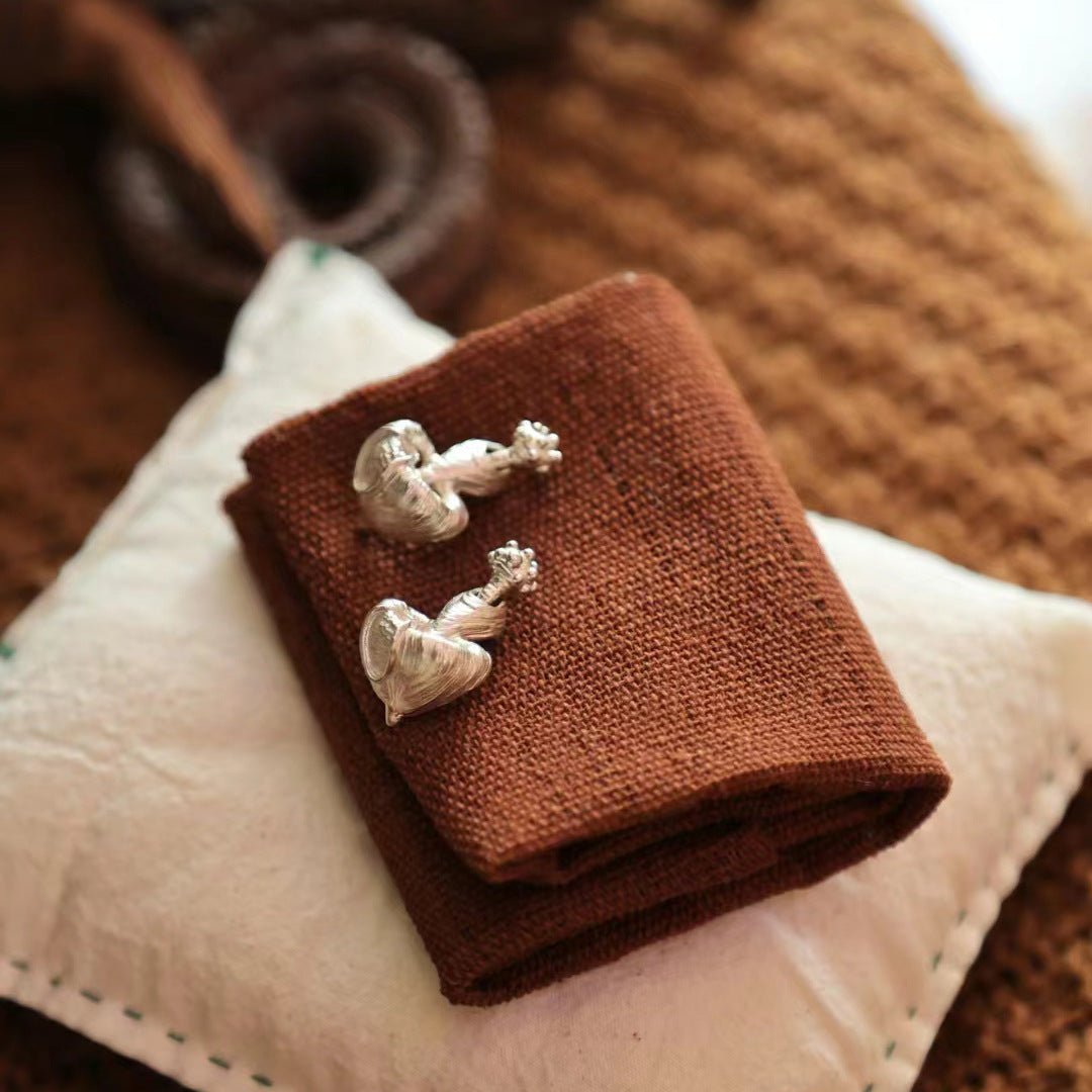[] Mushroom Earrings