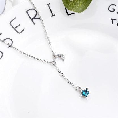 Blue Celestial Night Necklace