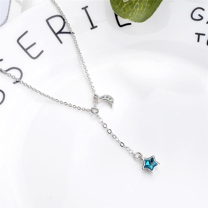 Blue Celestial Night Necklace