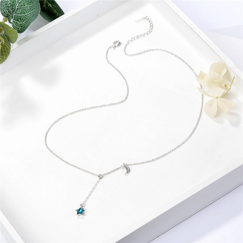 Blue Celestial Night Necklace