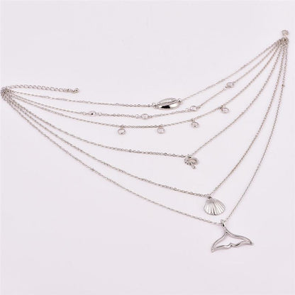 Multilayer Mermaid Necklace