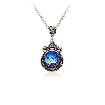 Colorful Mermaid Scale Necklace