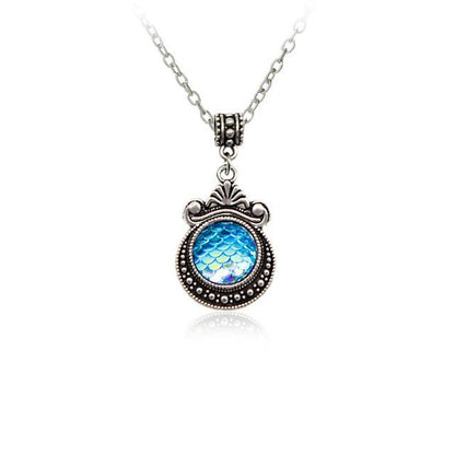 Colorful Mermaid Scale Necklace