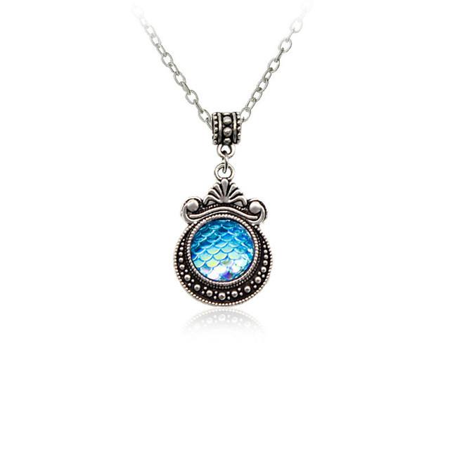 Colorful Mermaid Scale Necklace
