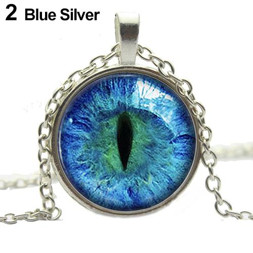 Dragon Eye Cabochon Necklace