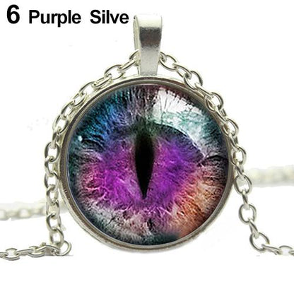 Dragon Eye Cabochon Necklace