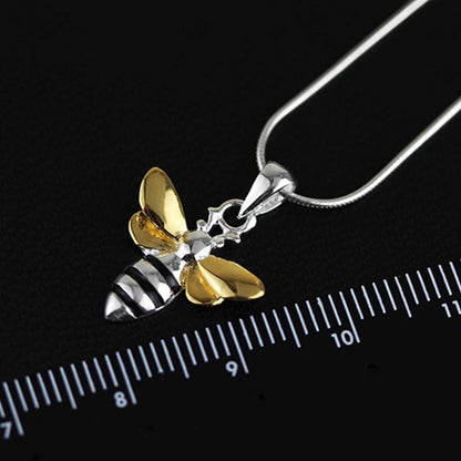 Honey Bee Sterling Silver Necklace