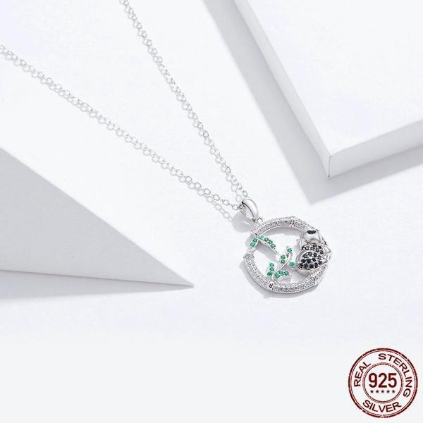 Panda Silver Necklace