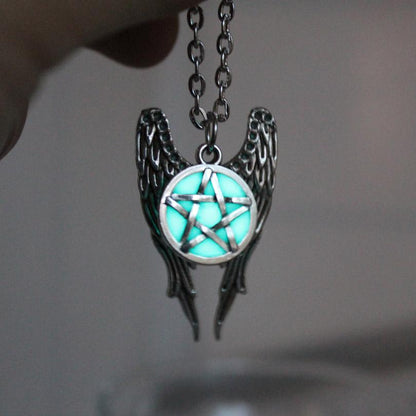 Magical Glow in the Dark Pentagram Necklace