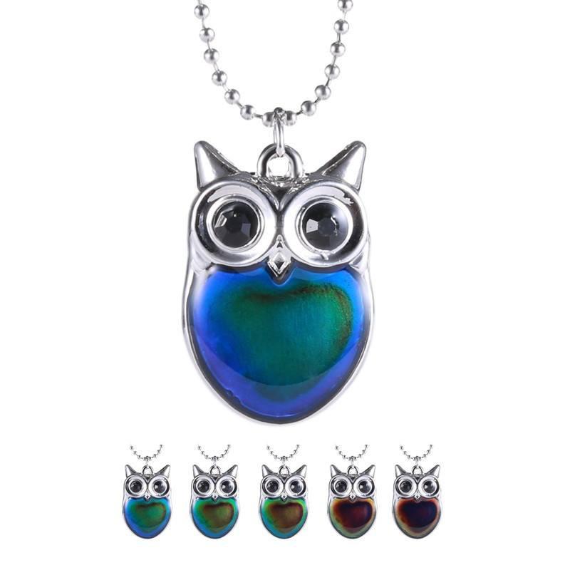 Magical Owl Mood Necklace