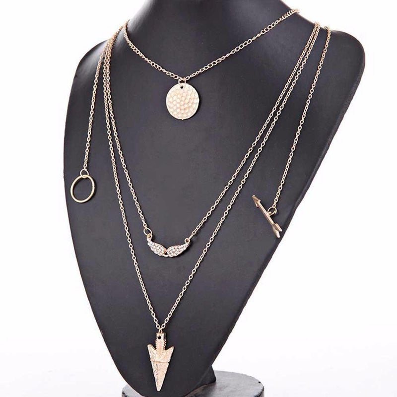 Multilayer Arrow Summer Necklace