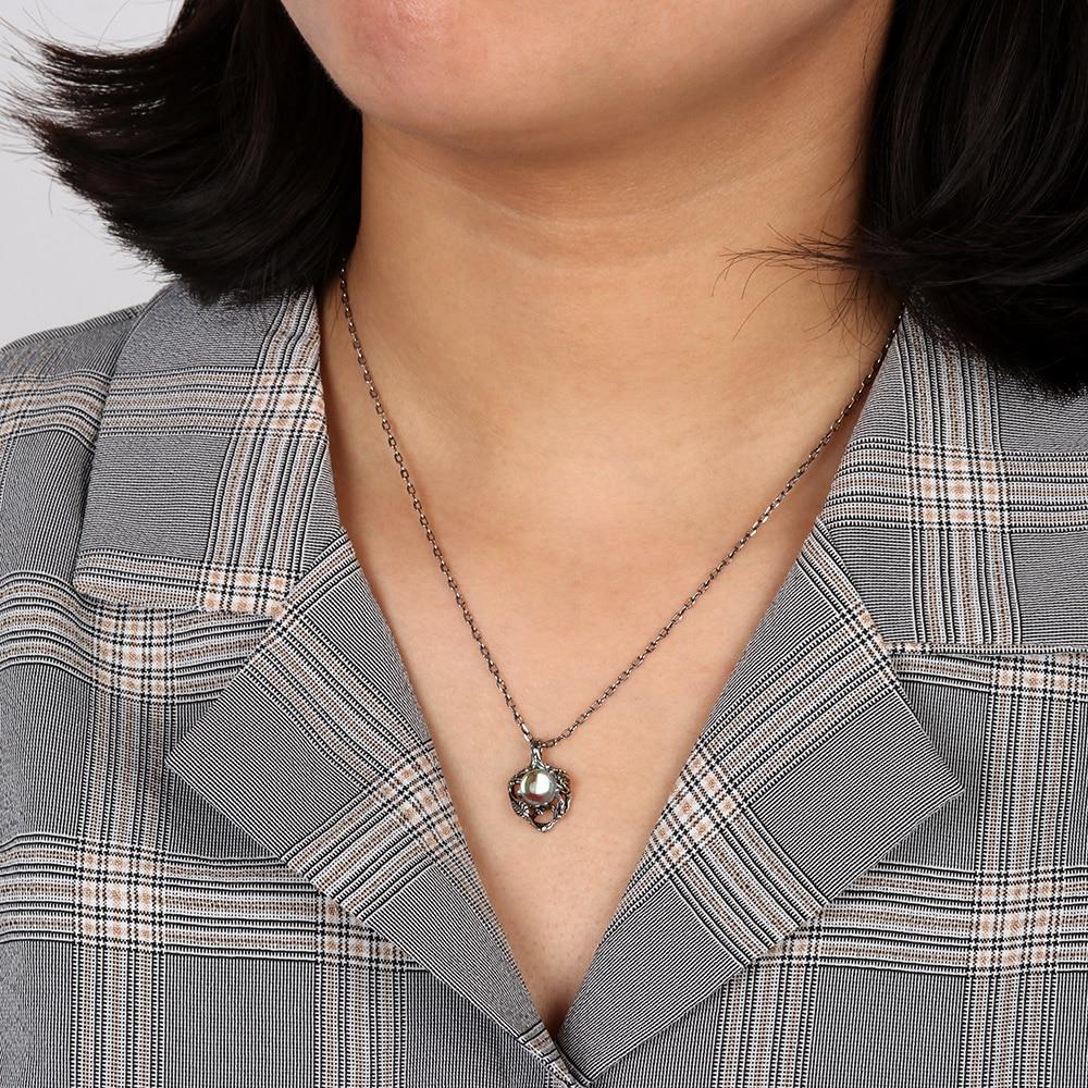Rainbow Moonstone Rose Necklace