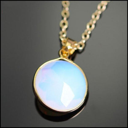 Round Gems Pendant Necklace