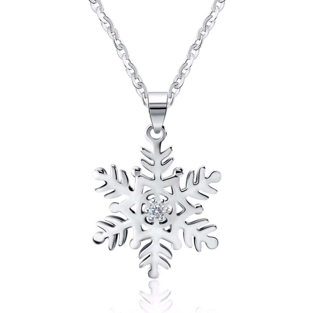 Snowflake Sterling Silver Necklace