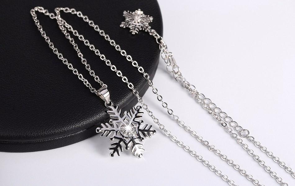 Snowflake Sterling Silver Necklace