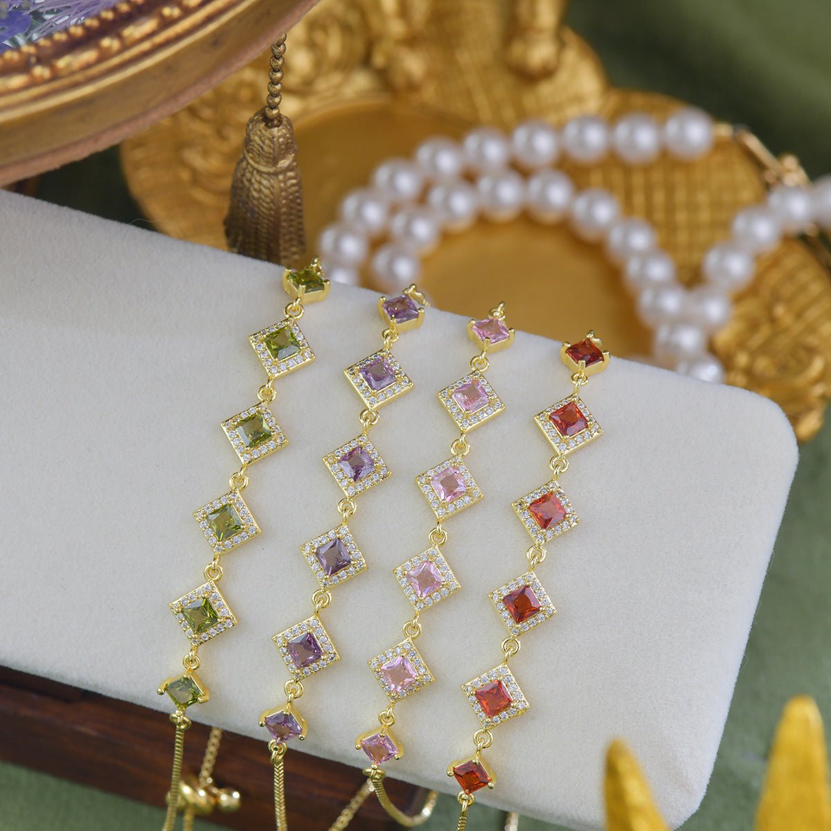 Ophelia Bracelet in Purple