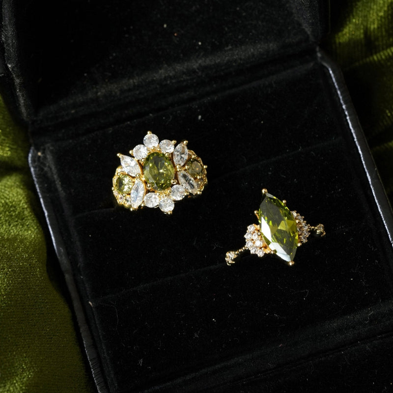 Opulent Peridot Ring