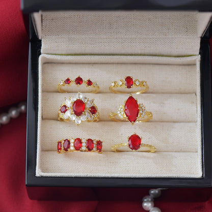 Oval Ruby Ring