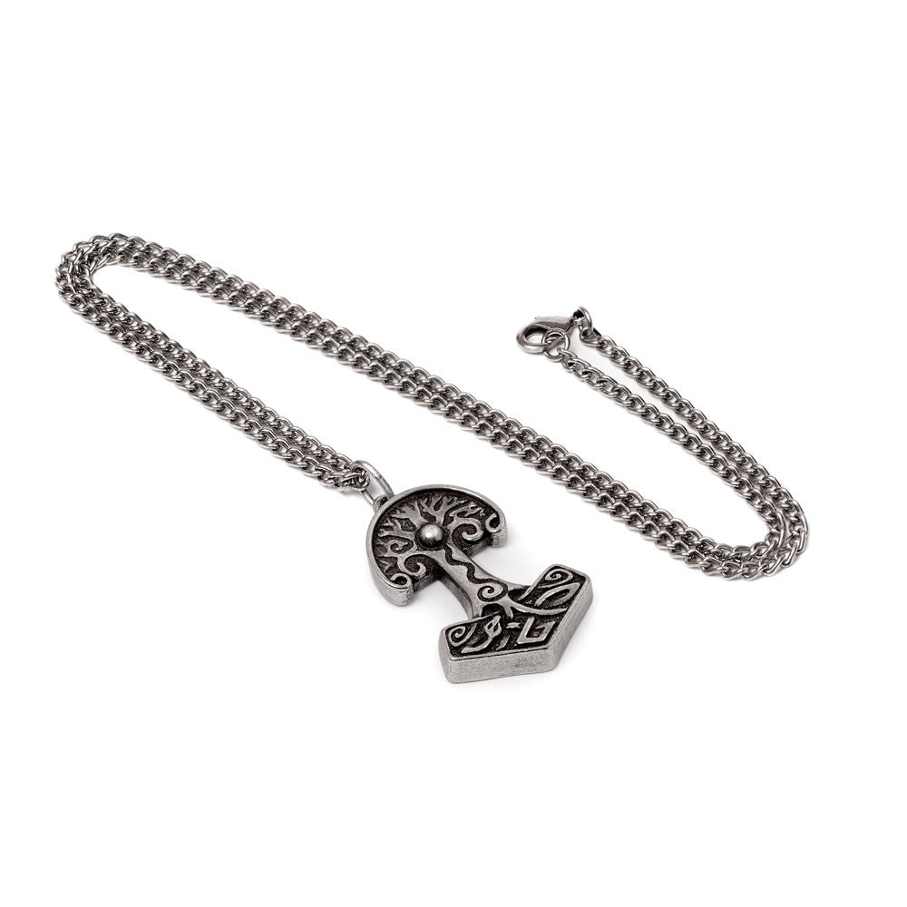 Yggdrsil Viking World Tree Pendant Necklace by Alchemy Gothic
