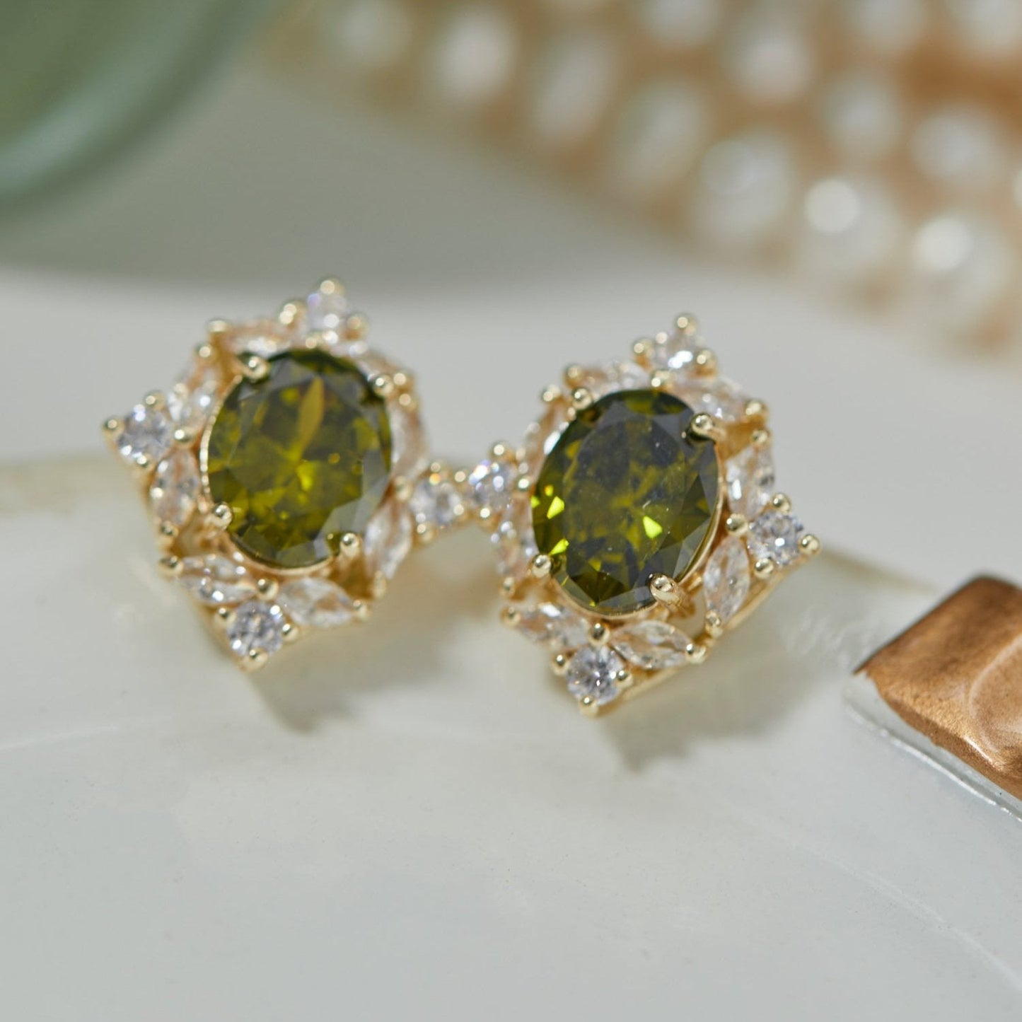 Verdant Baroque Earrings