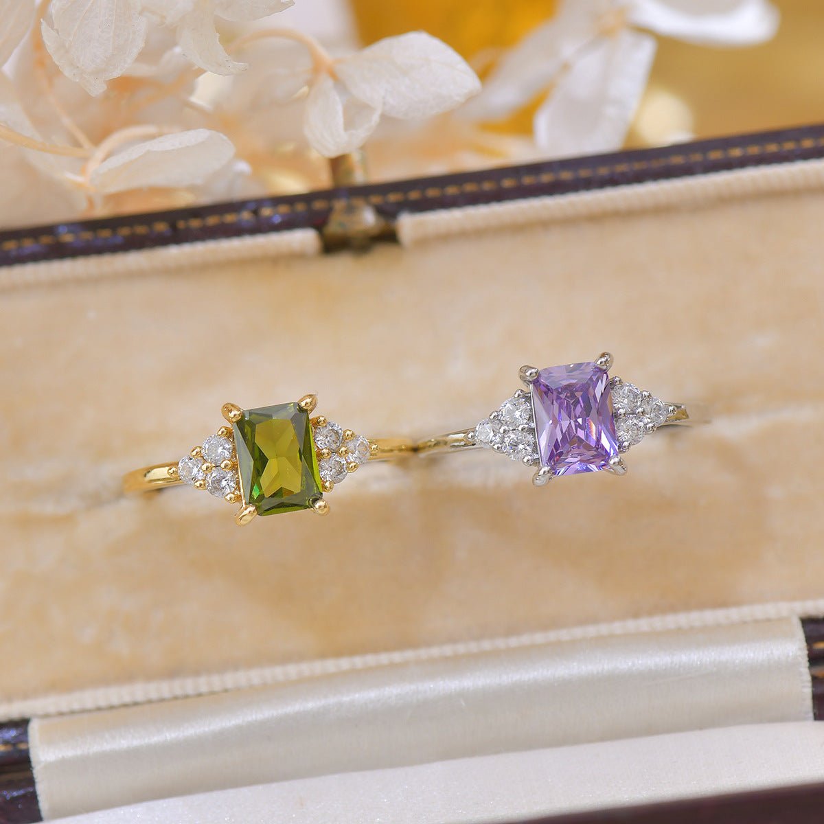 Peridot Princess Ring