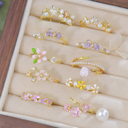 Pink Flutter Ring