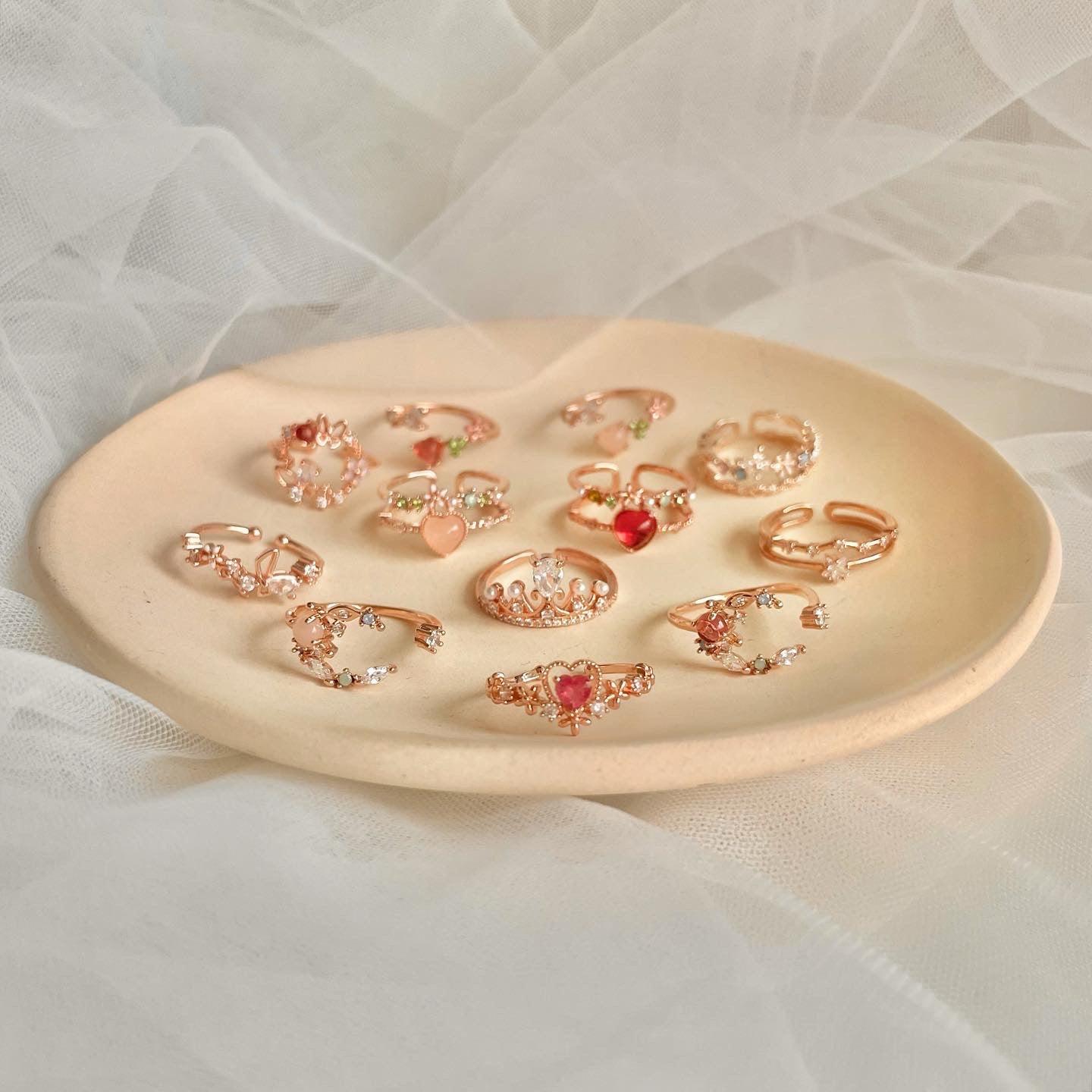 Layla Pink Heart Ring
