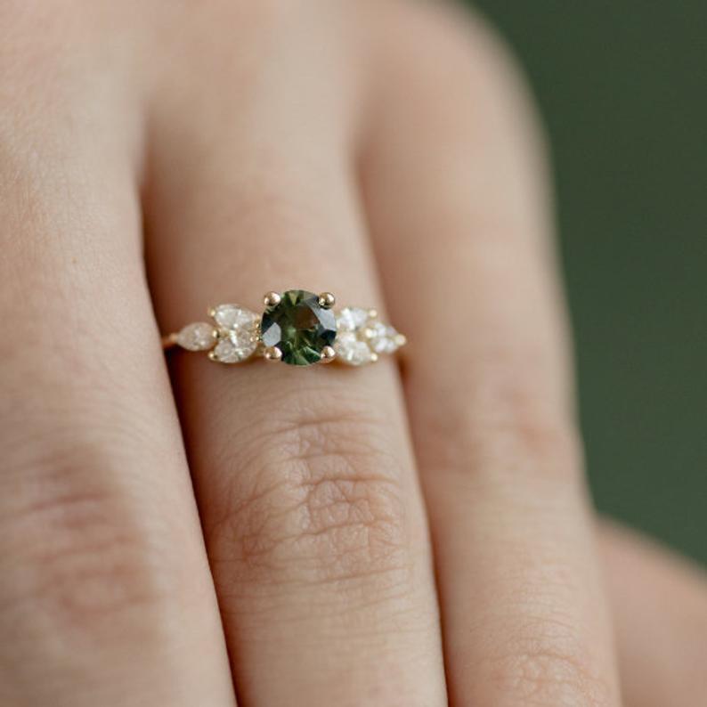 The Green Crystal Charmer Ring