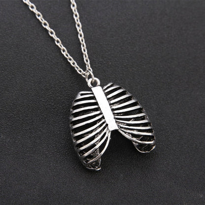 Antique Rib Cage Necklace