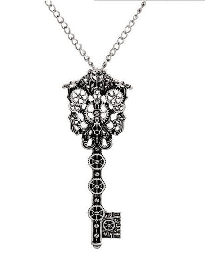 Style Steampunk Key Necklace