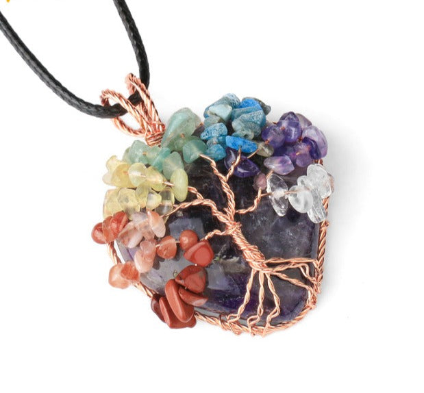 Tree of Life Stone Necklace