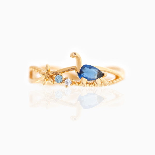 Dainty Dinosaur Ring