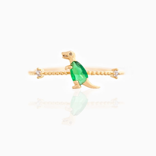 Dainty Dinosaur Ring
