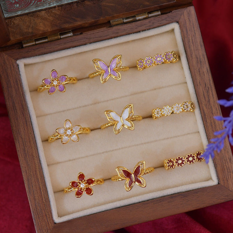 Red Primrose Ring