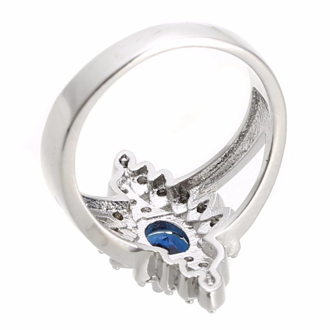 Blue Royalty Crystal Ring