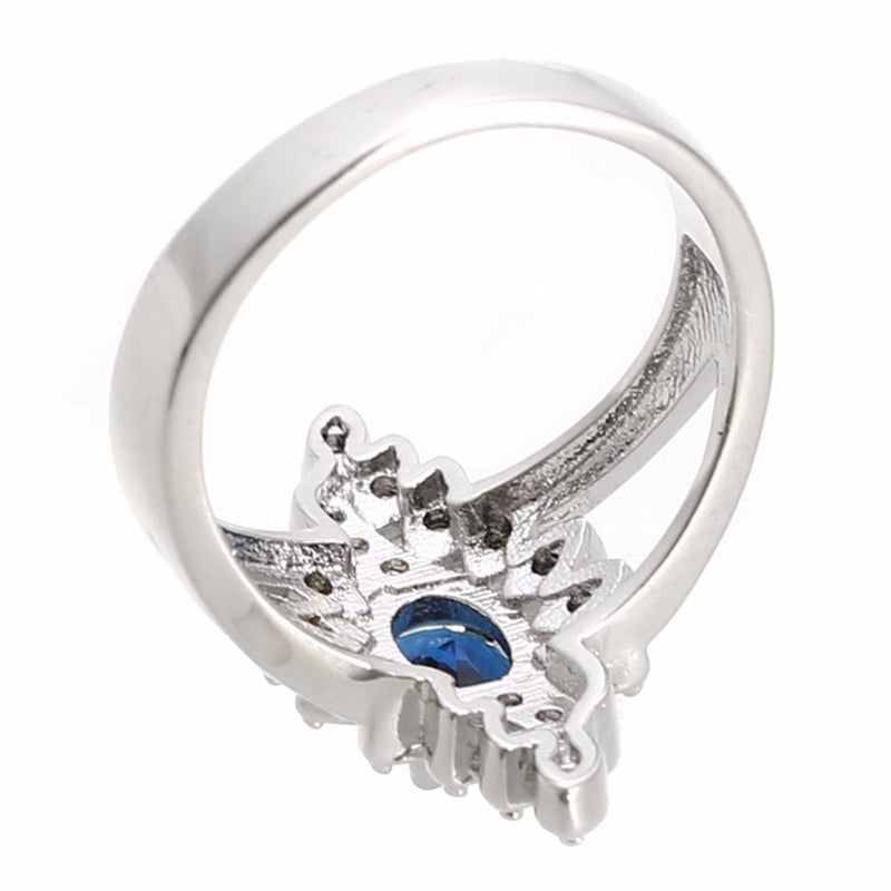 Blue Royalty Crystal Ring