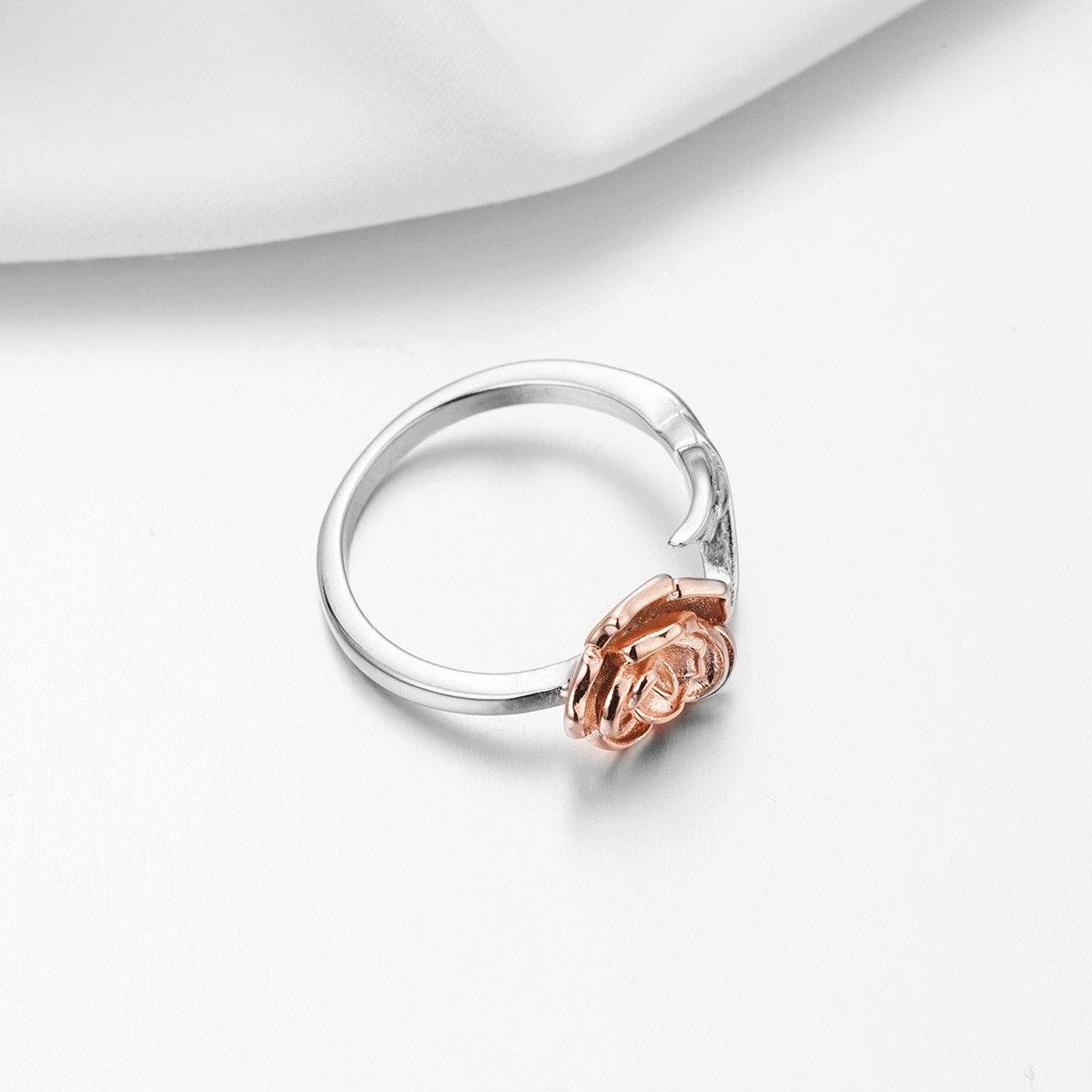 Delicate Rose Wrap Ring