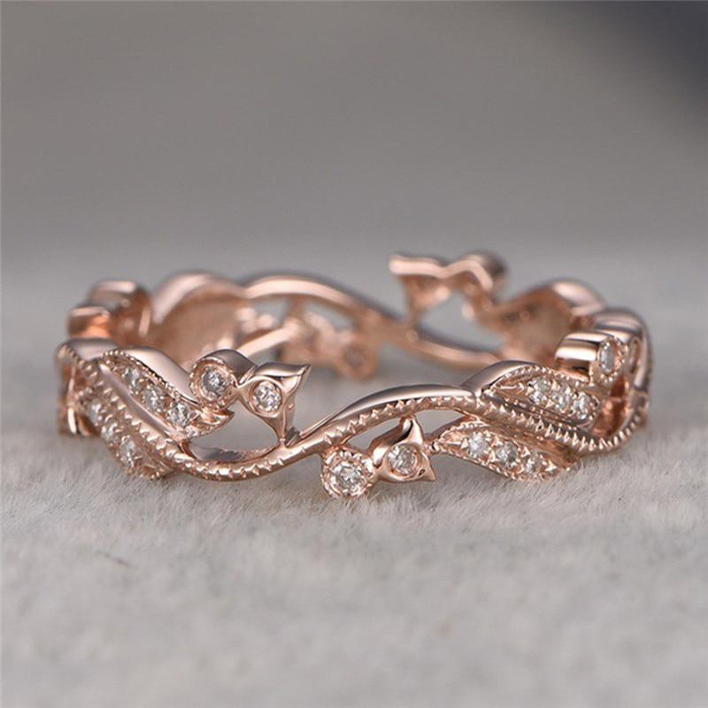 Enchanted Vines Rose Gold Ring