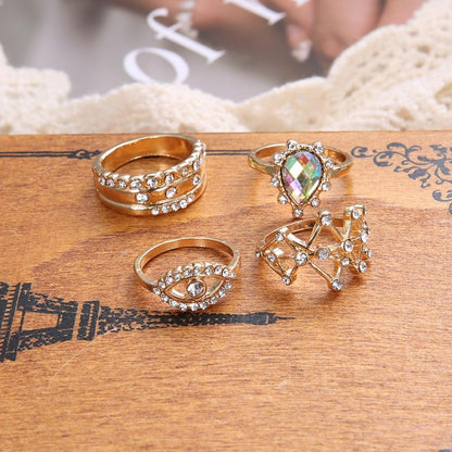 Geometric Crystal Ring Set