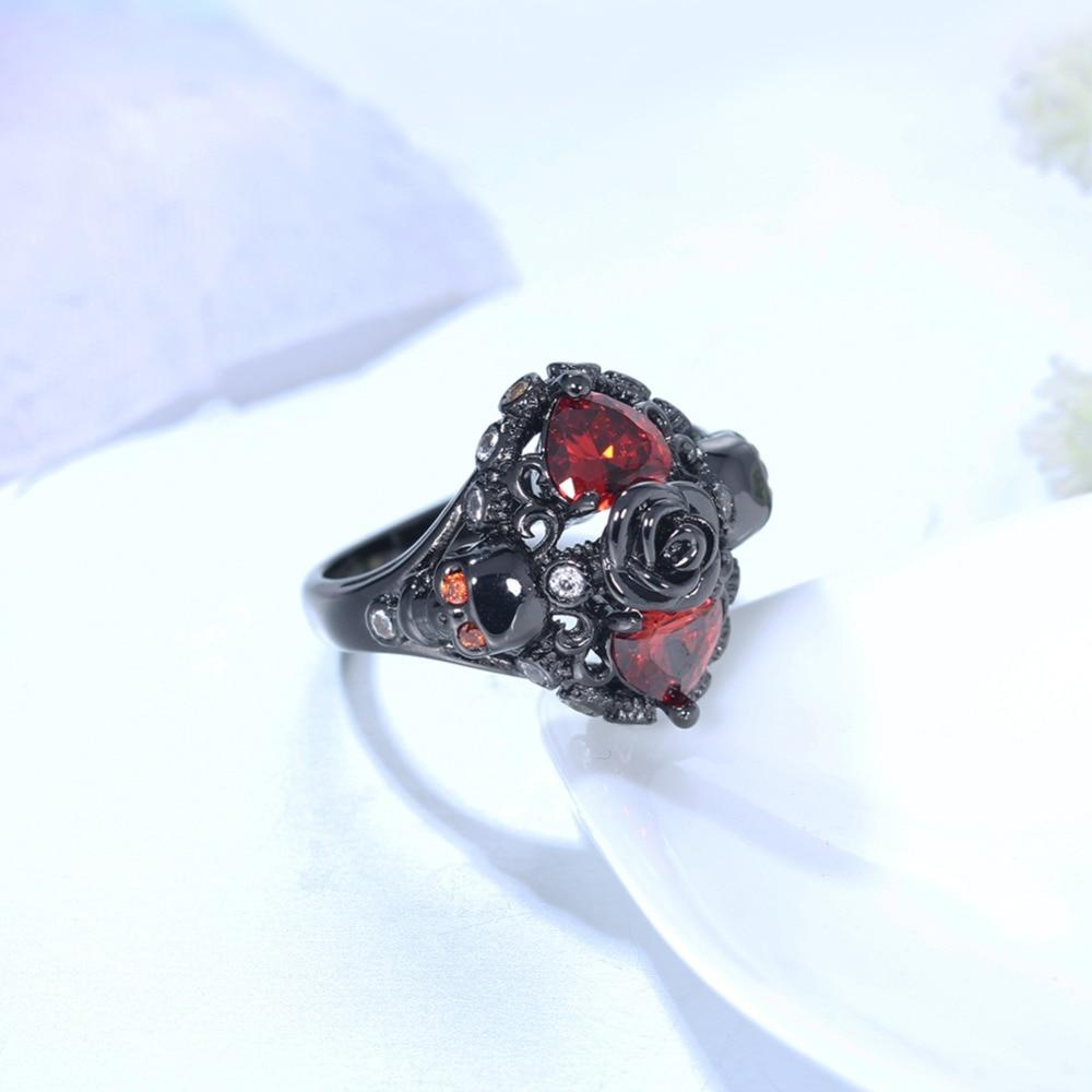 Gothic Beauty Rose Ring
